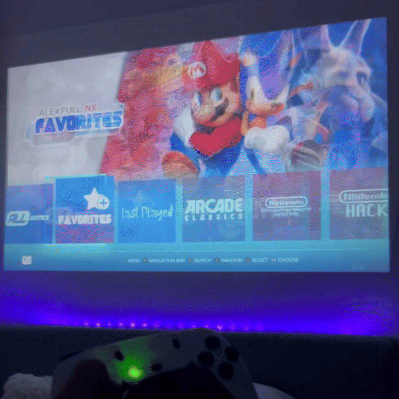 Pixel Play™ Retro Game Projector